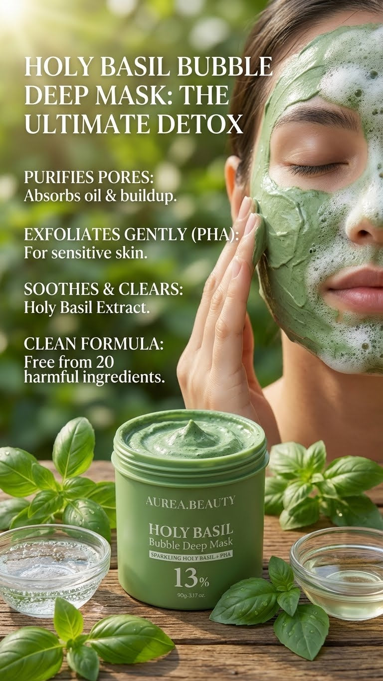 AUREA BubbleClay Detox – Carbonated Pore Purifying Mask
