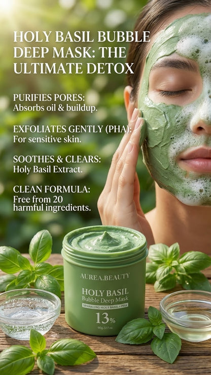 AUREA BubbleClay Detox – Carbonated Pore Purifying Mask
